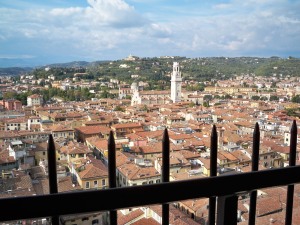 View of Verona from Torre dei Lombarti