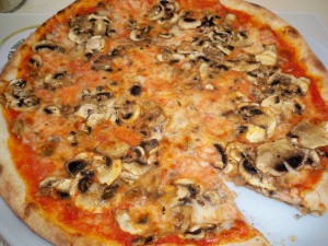 Pizza en Funghi aka fantastic! 